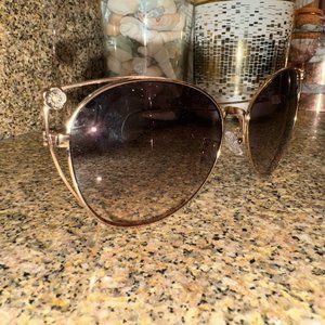 Coach Eyeglasses Frames‎ HC 7096B Rose Gold Cat Eye Full Wire Rim 58-16-140